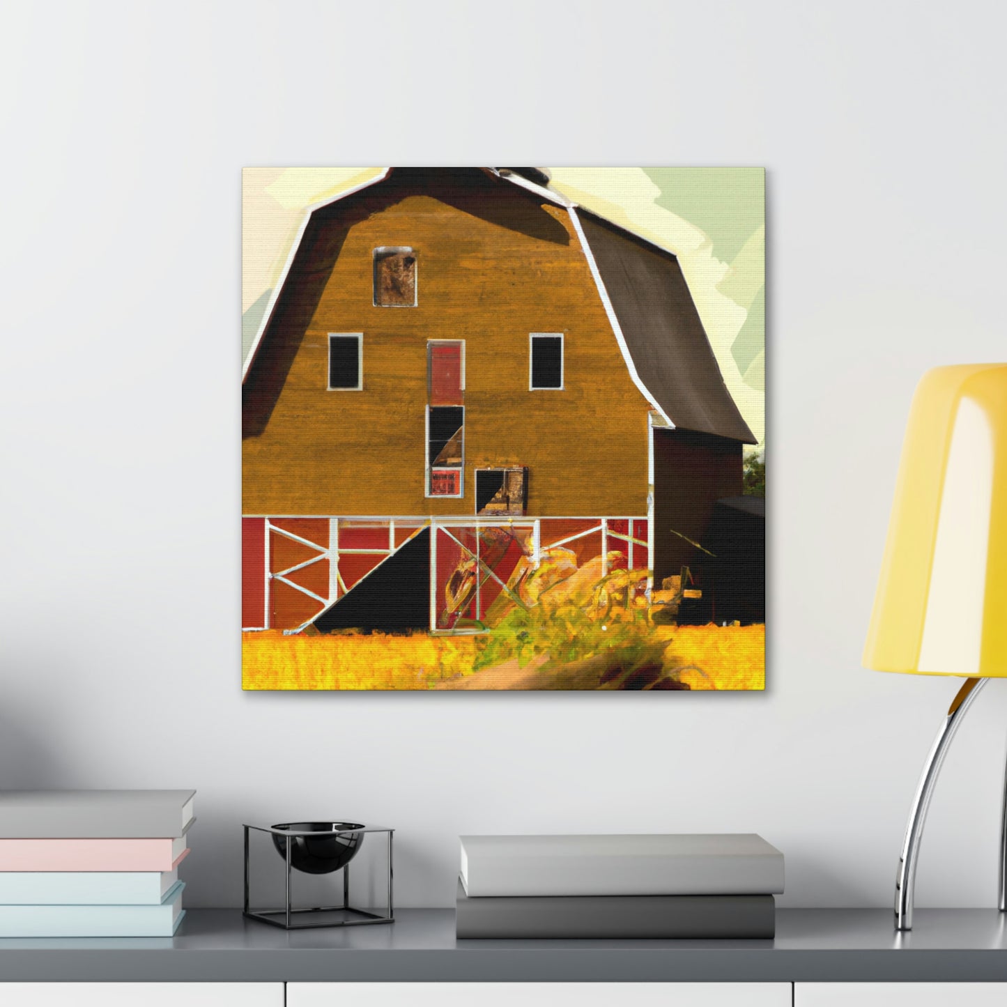 "Barn in Splendor" - Canvas