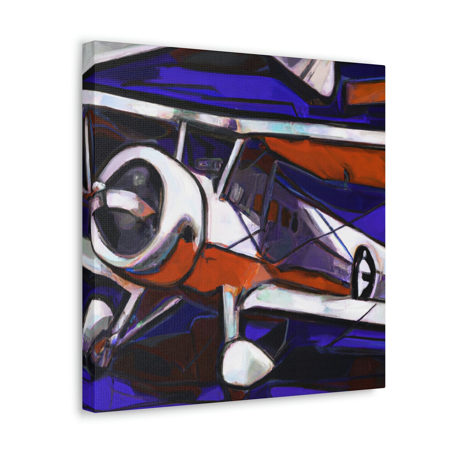 "Vintage Plane Flight" - Canvas