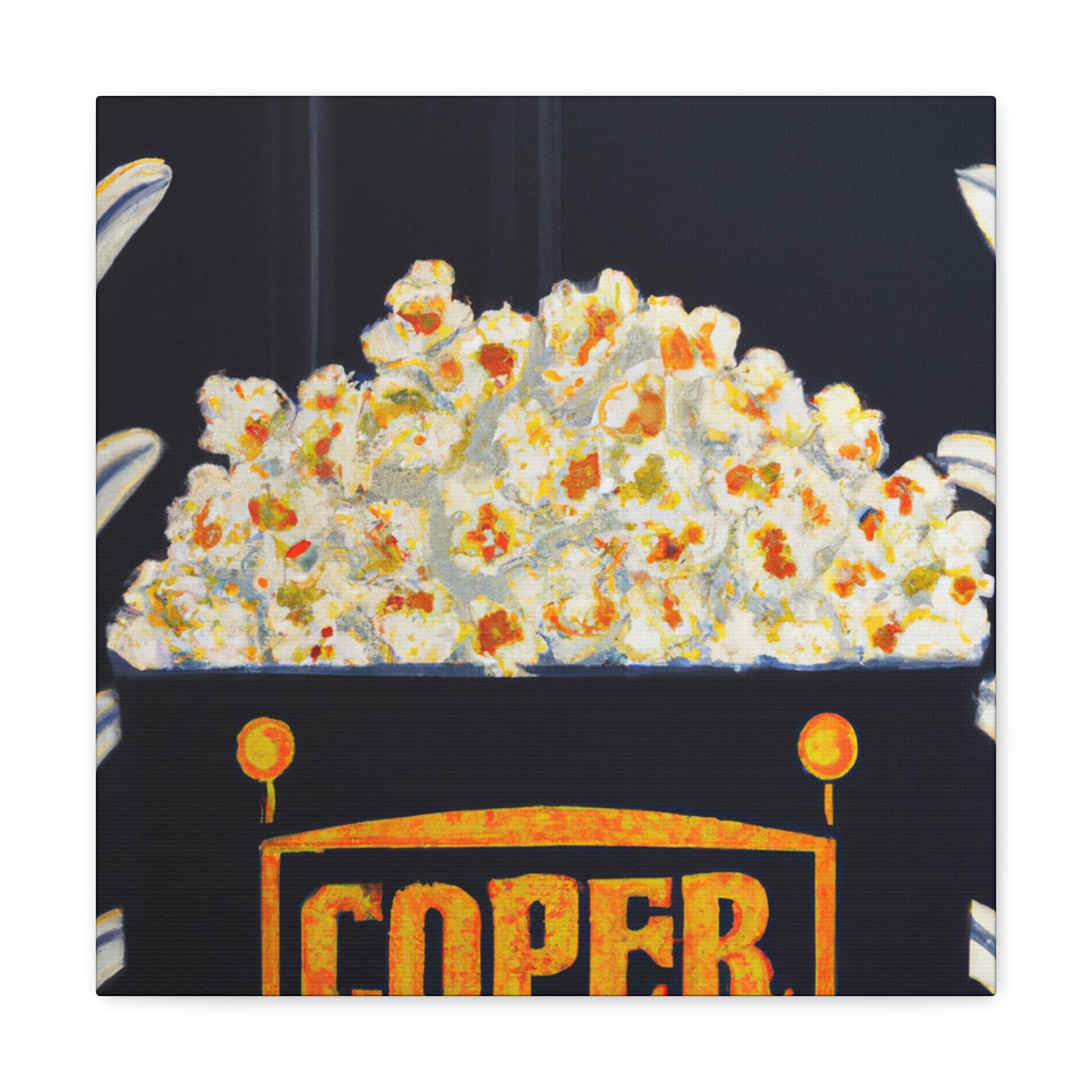 "Popcorn Jazz Jubilee" - Canvas