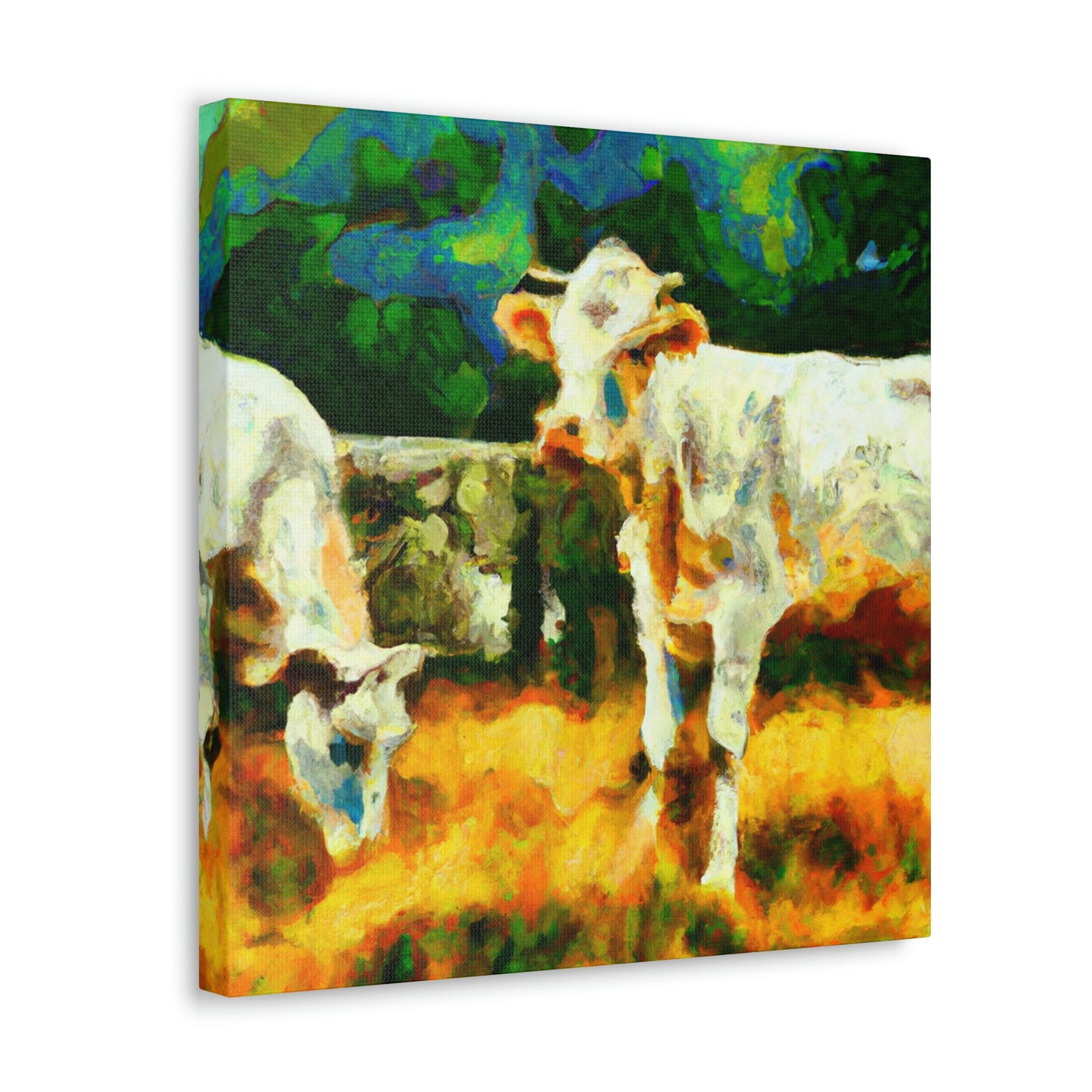 "Jersey Cow Visionary" - Canvas