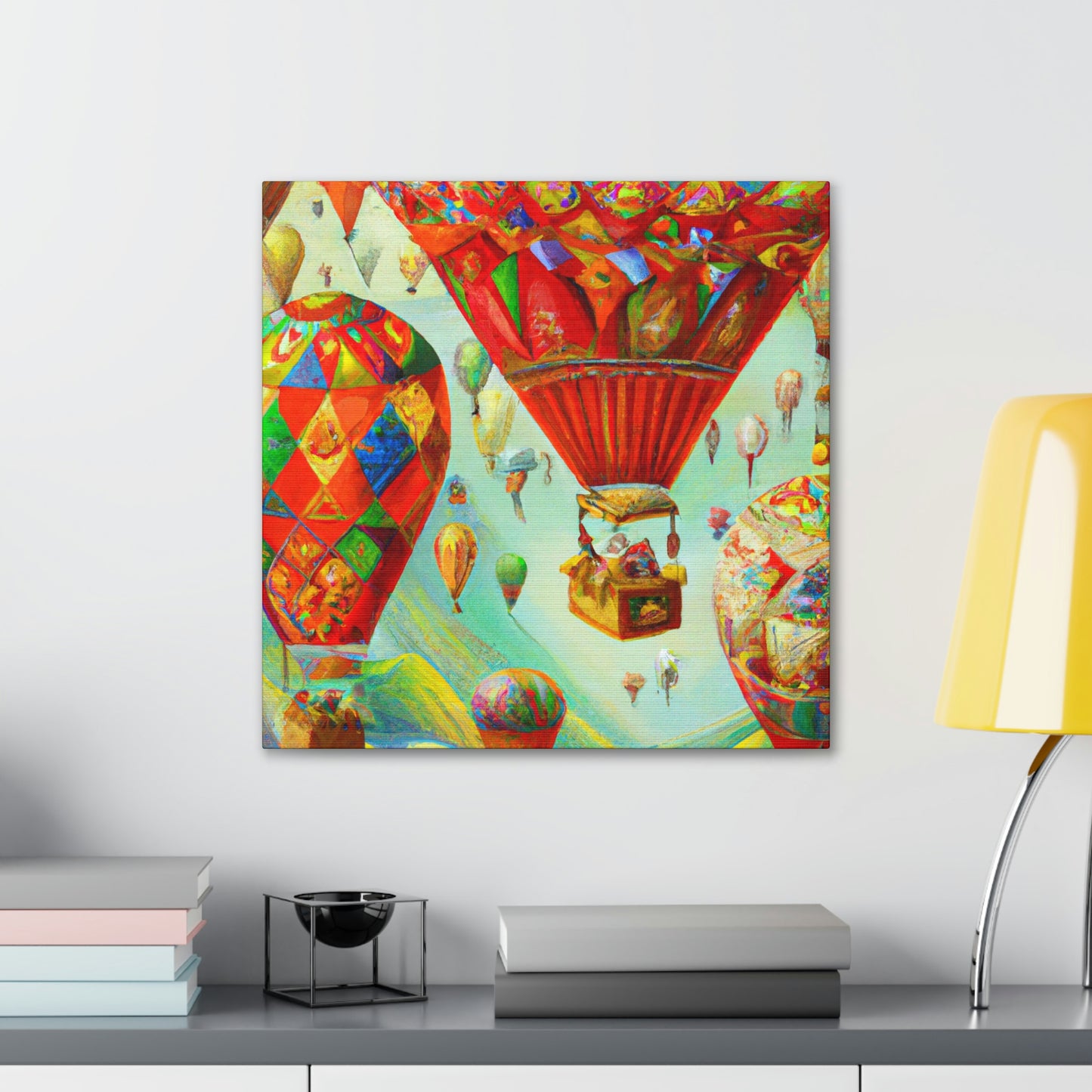 "Floating Hot Air Dream" - Canvas