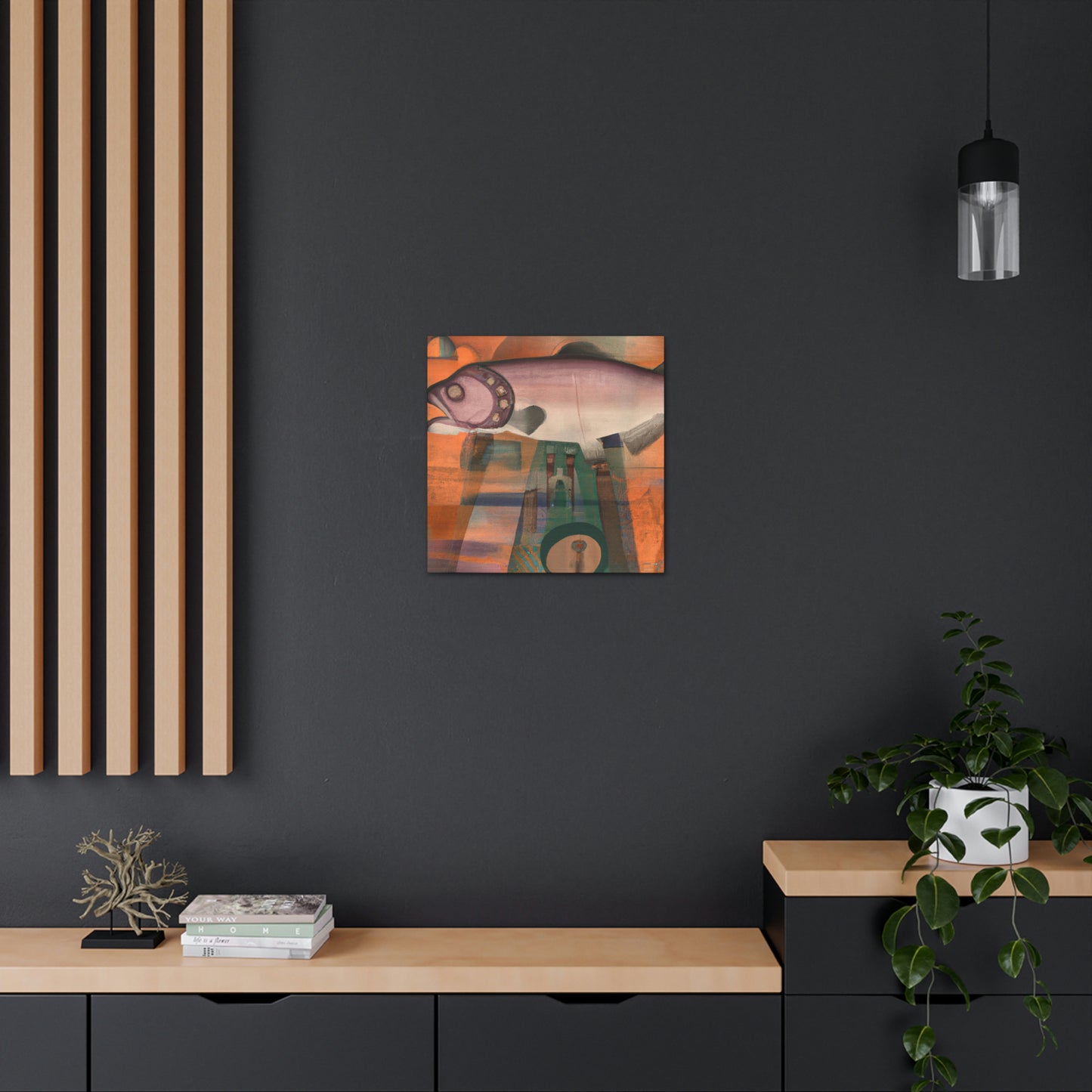 Salmon in a Dream - Canvas