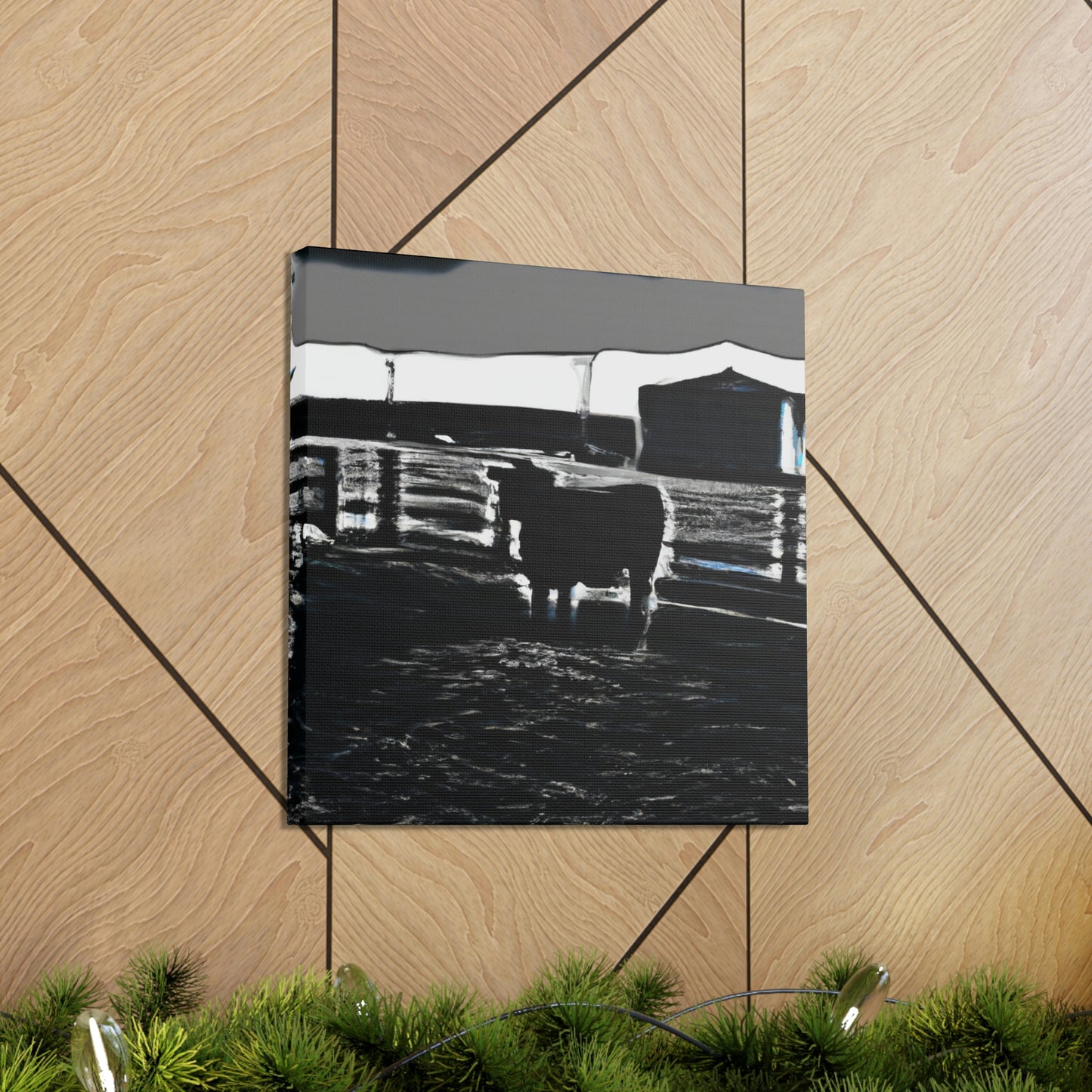 Black Angus Majesty - Canvas