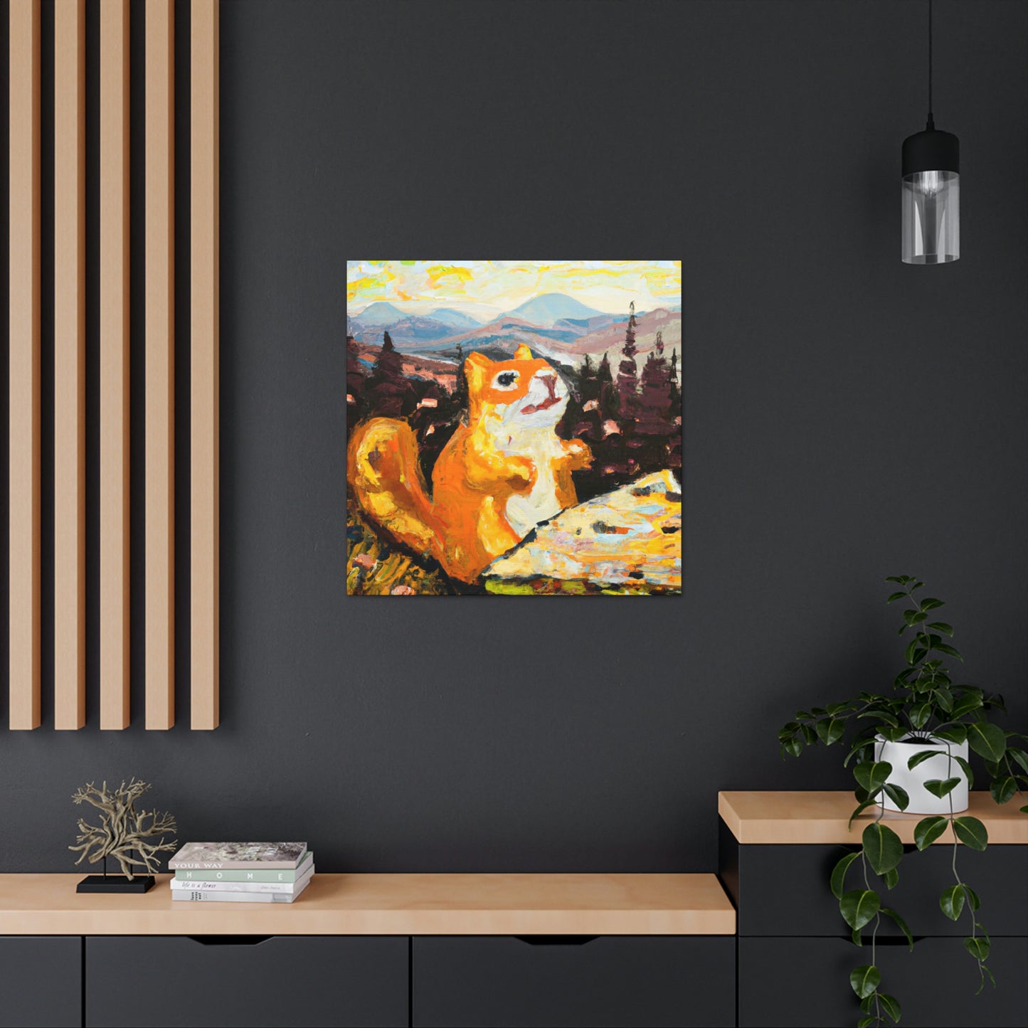 Chipmunk in Abstraction - Canvas