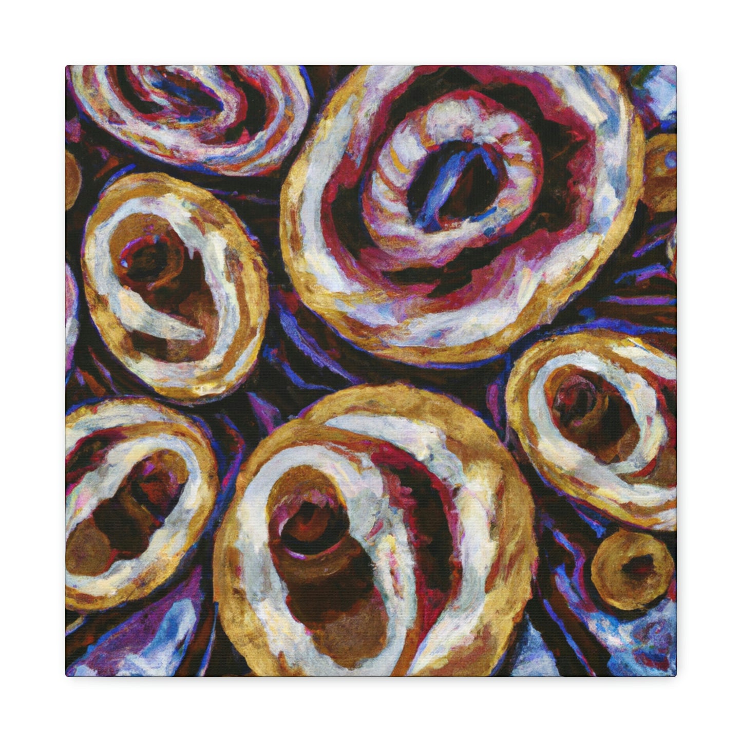 "Pastries In Colorful Hues" - Canvas