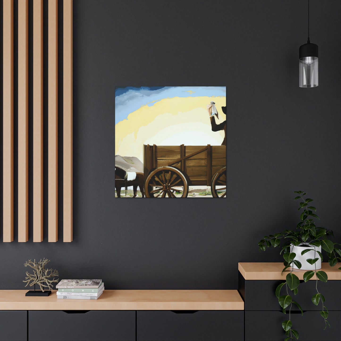 Old Cowpoke Memories - Canvas