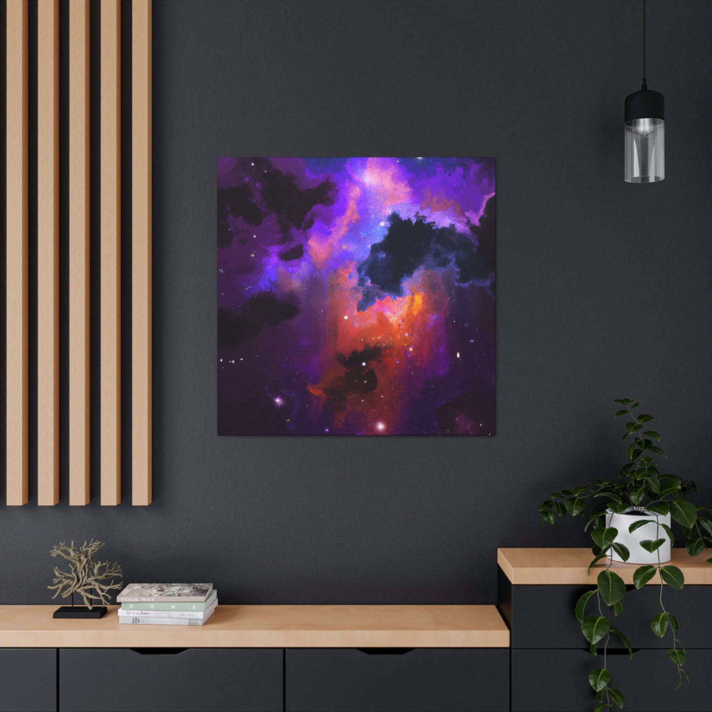 "A Cosmic Nebula Vision" - Canvas