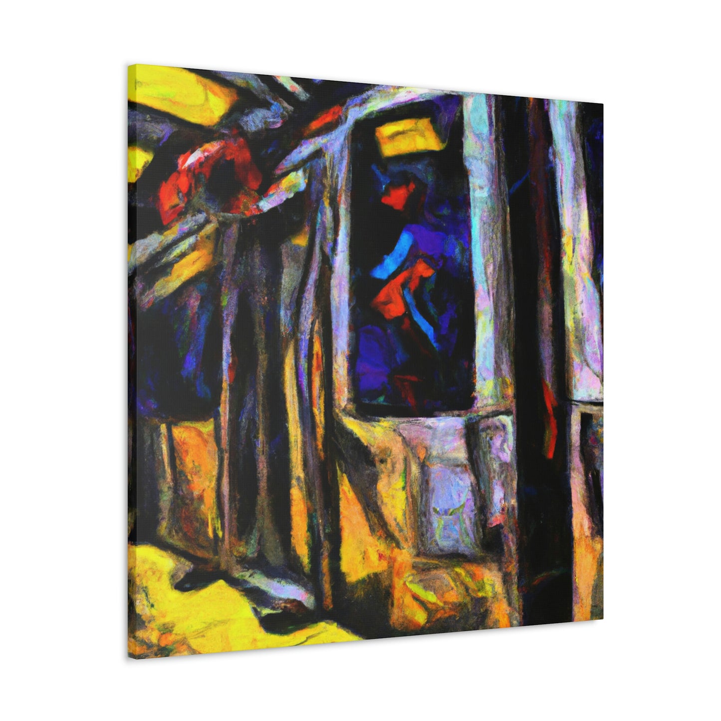 Subway Train - Primeval - Canvas