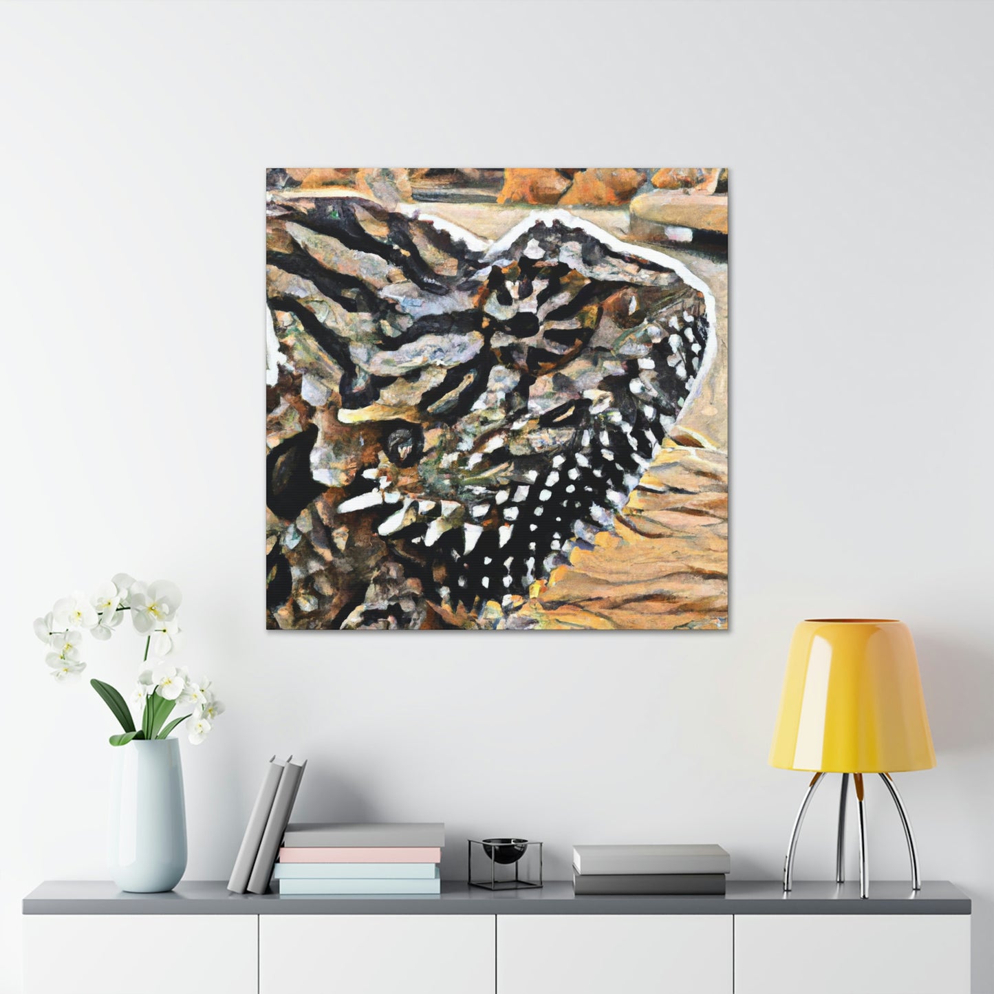 Horned Lizard Radiance - Canvas