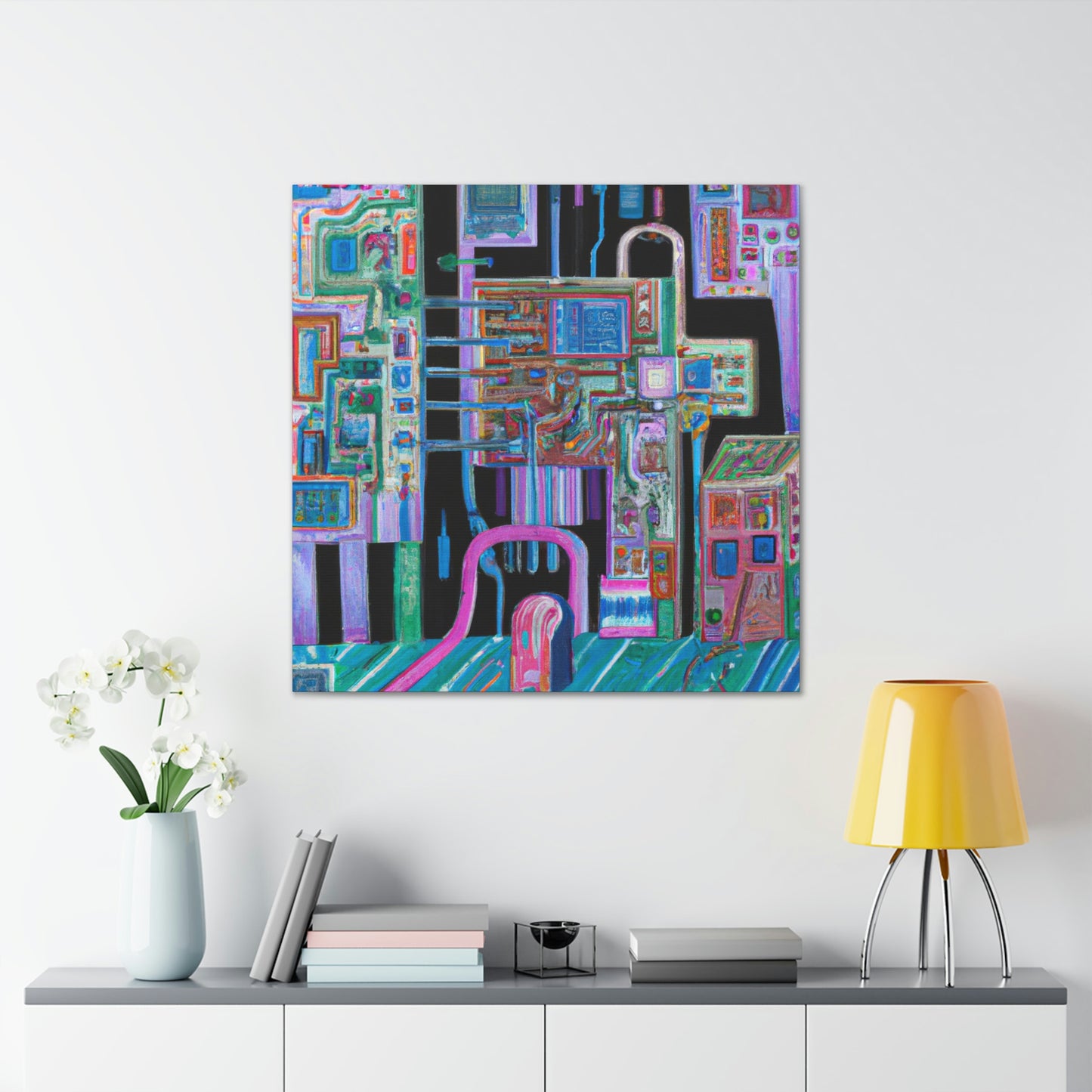 "Starburst Flight of Fancy" - Canvas