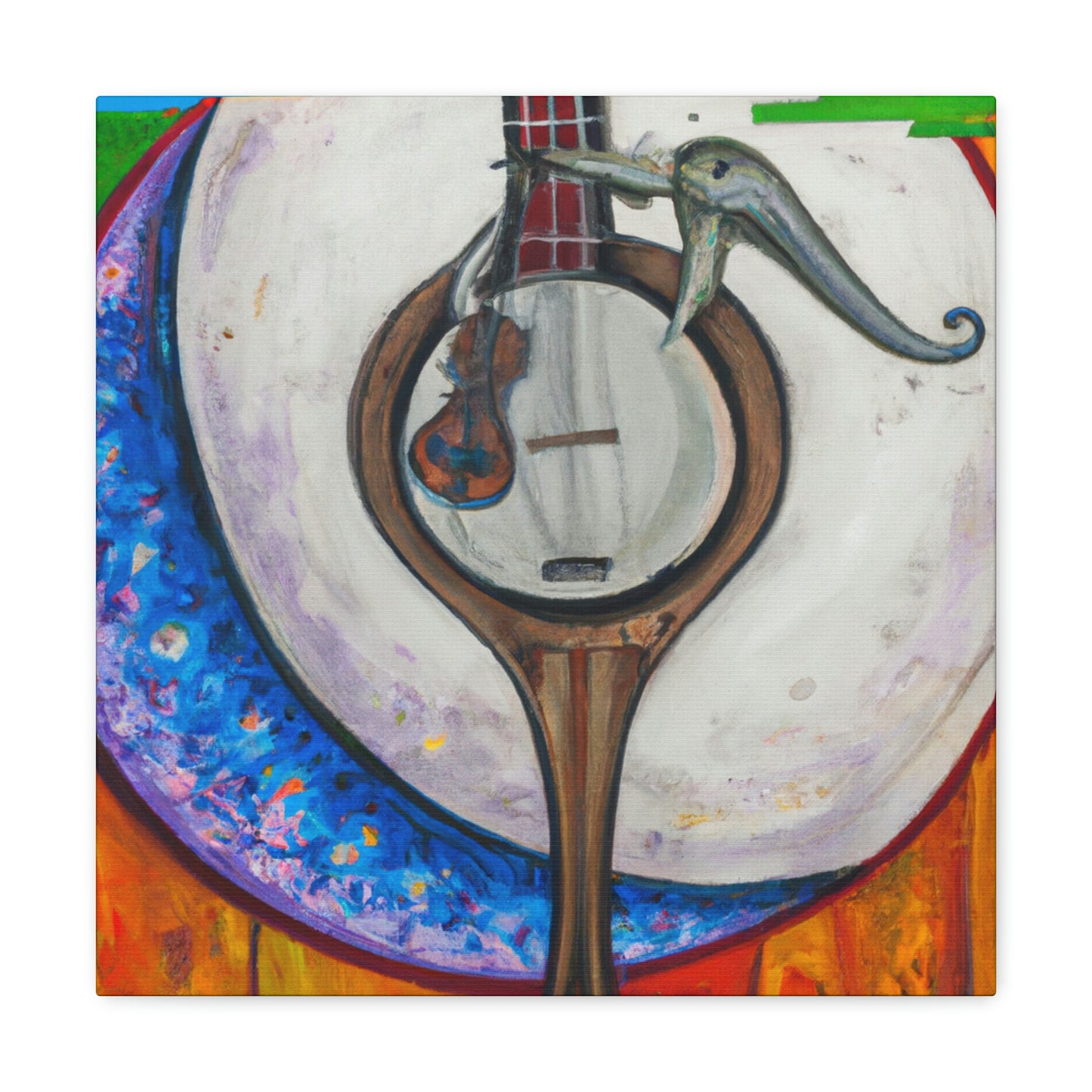 Banjo in Surrealism - Canvas