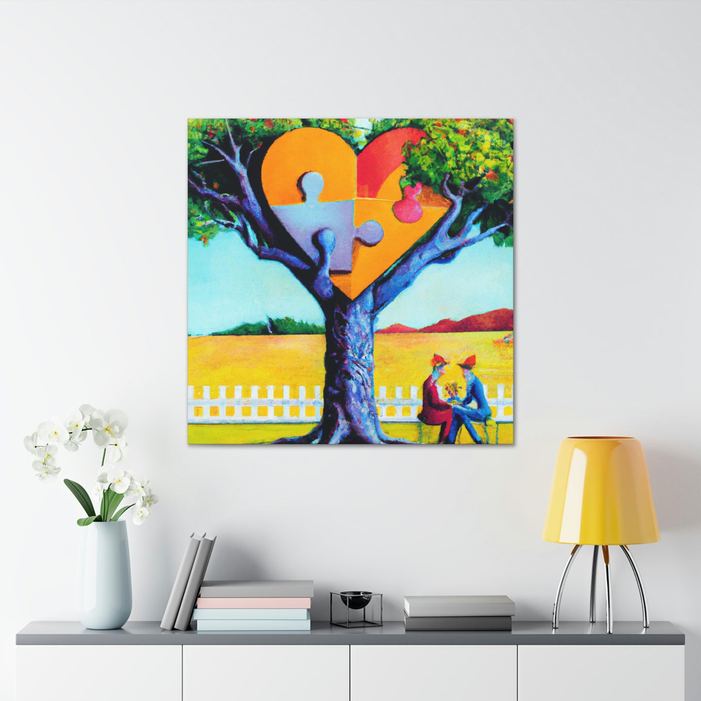 Love Tree in Bloom - Canvas