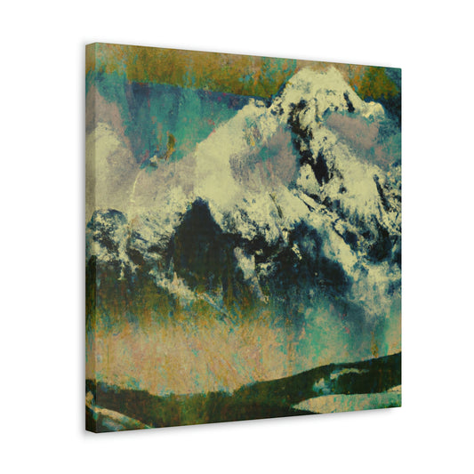 "Mountain Majesty Expressionism" - Canvas