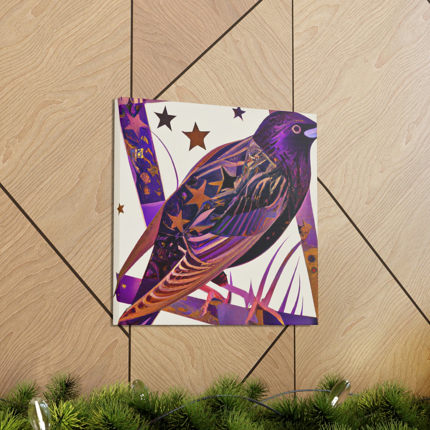 "Starling Art Deco Dream" - Canvas