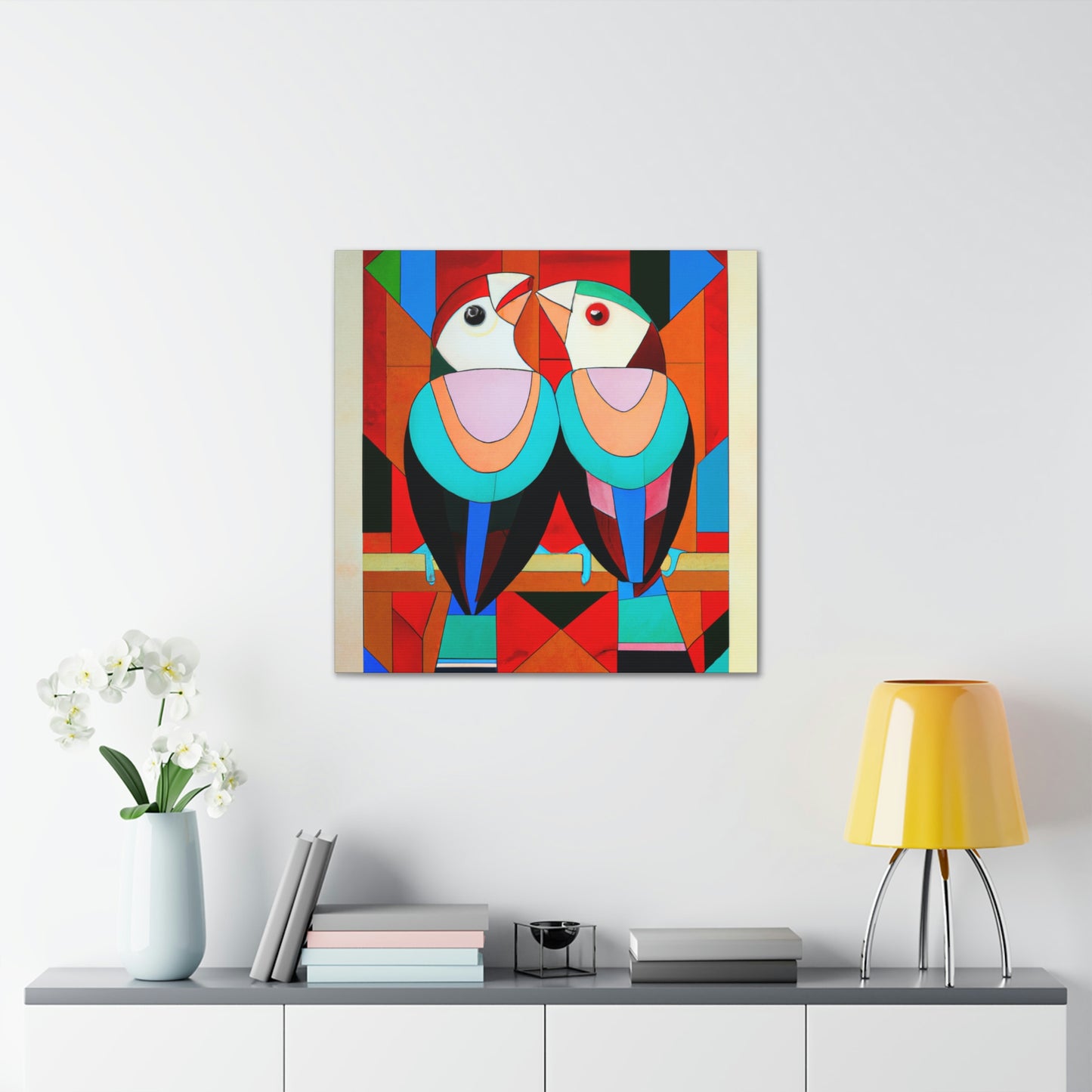 Lover's Art Deco Dance - Canvas