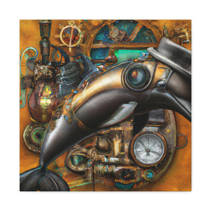 Dolphin Steampunk Ballet - Canvas