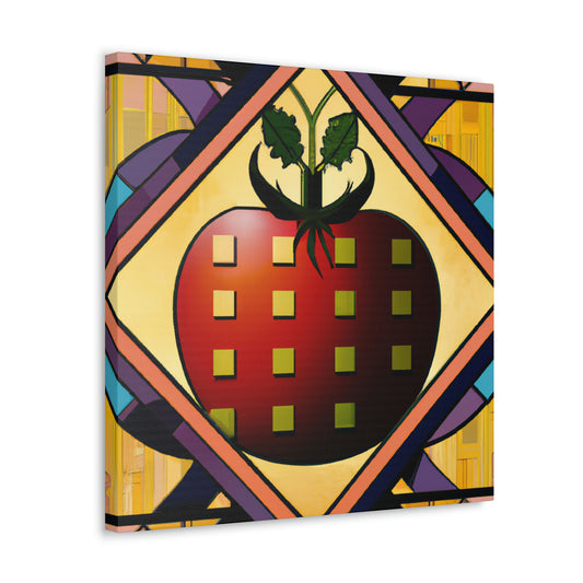 Tasty Art Deco Tomato - Canvas