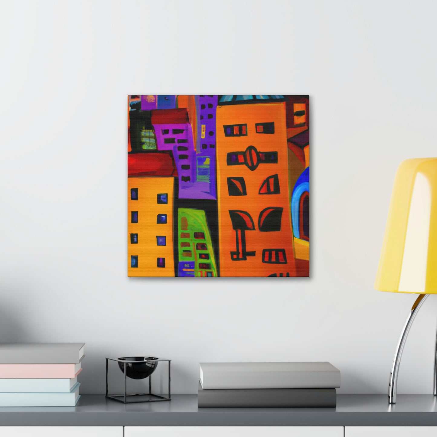 "Deco Dream Fauvist" - Canvas