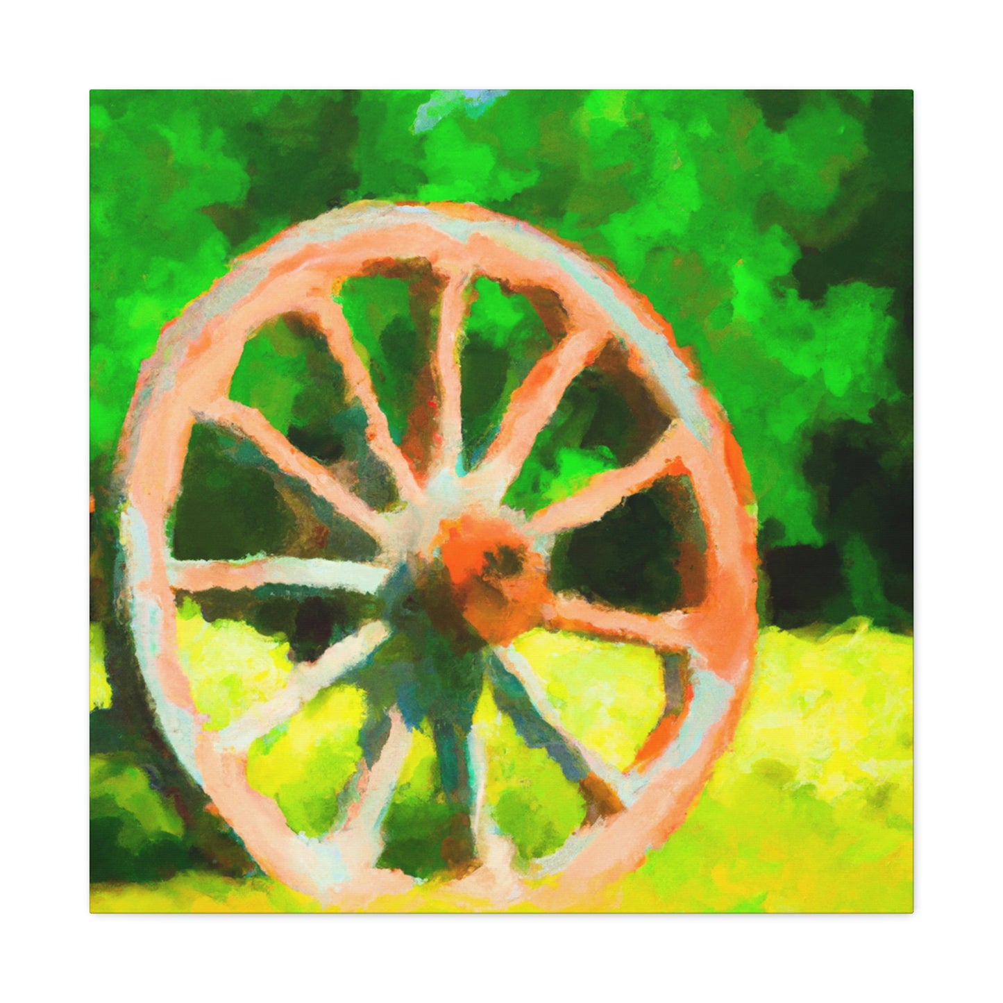 "Wheels of Fortune" - Canvas