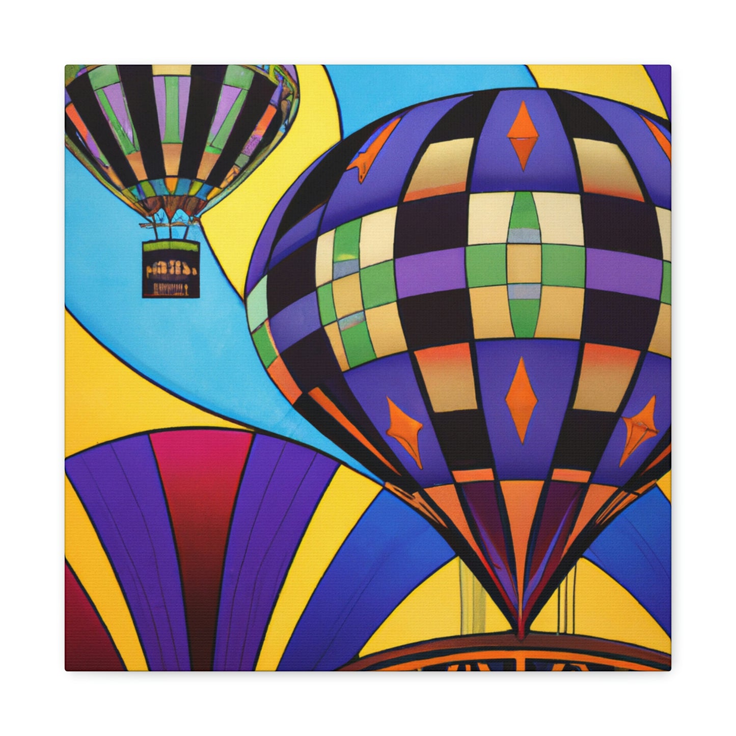 "Hot Air Adventures Await" - Canvas