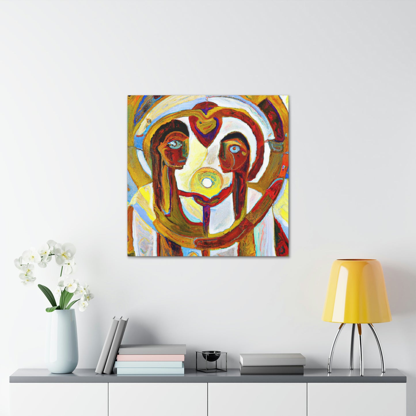 Love's Celestial Halo - Canvas