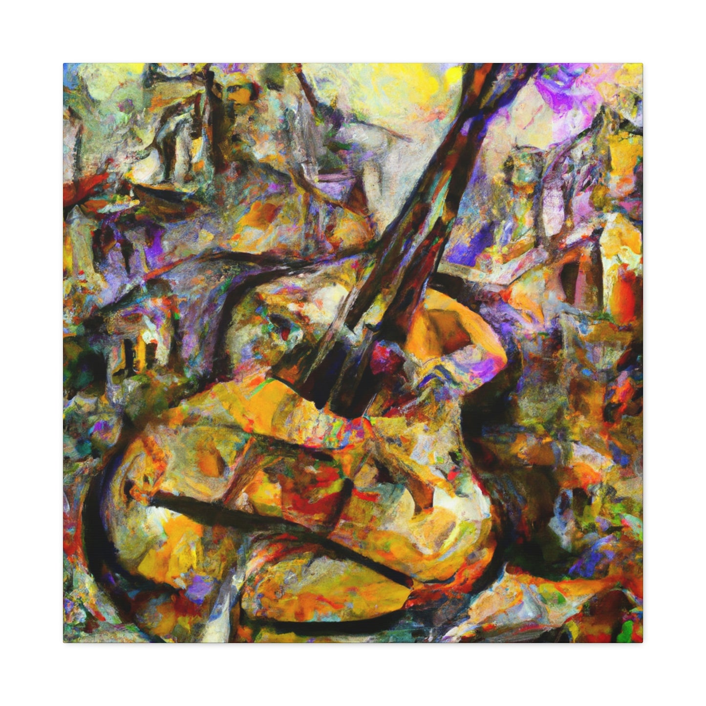 "Mandolin Melodies Music" - Canvas