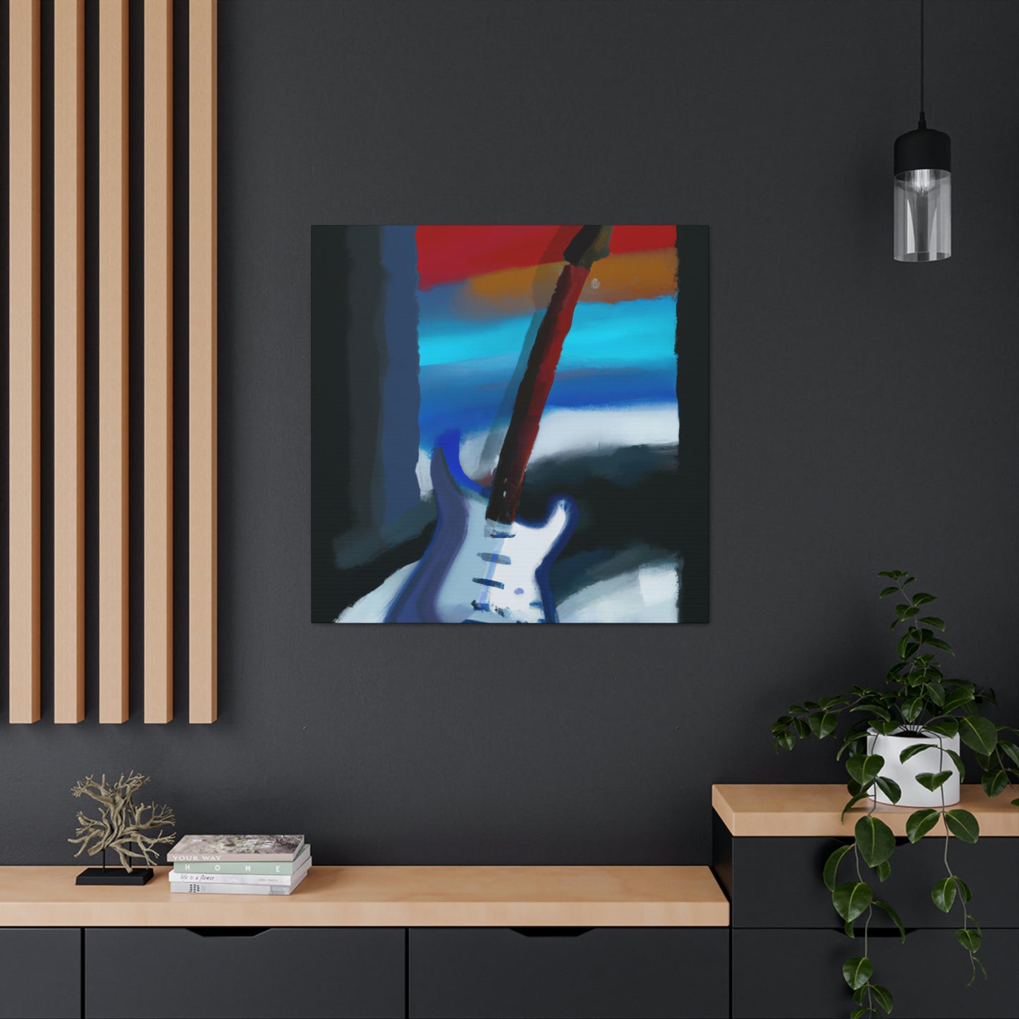 Fender's Expressionist Dream - Canvas