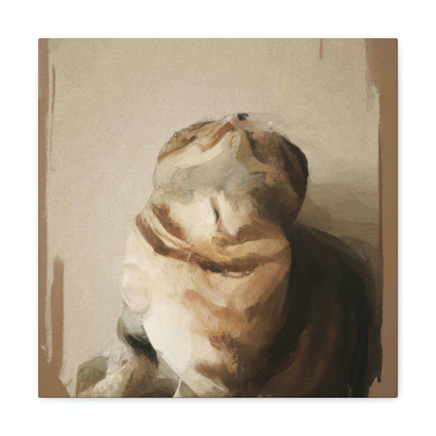 Feline Minimalism Joy - Canvas