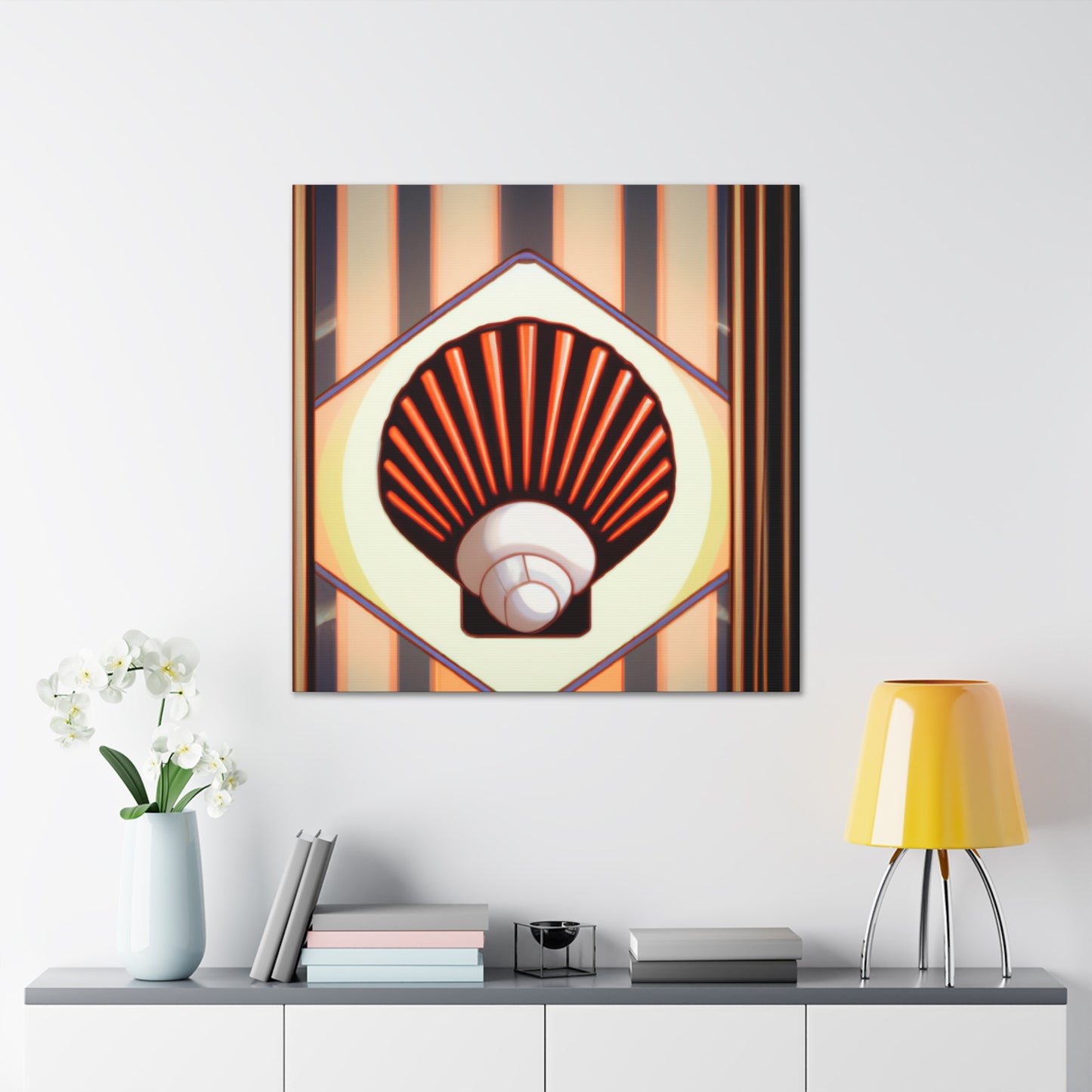 "Clams Gilded Bliss" - Canvas