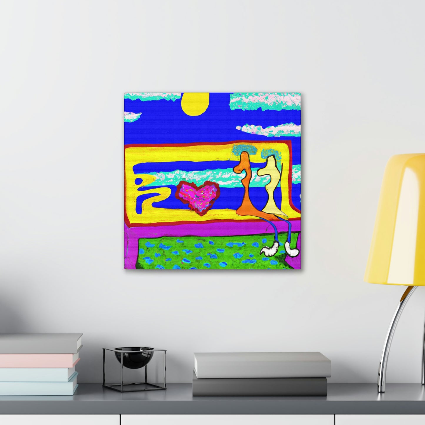 Love's Lonely Bench - Canvas