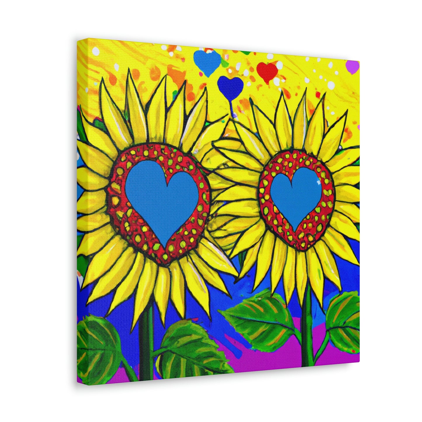 Love in Sunflowers - Canvas