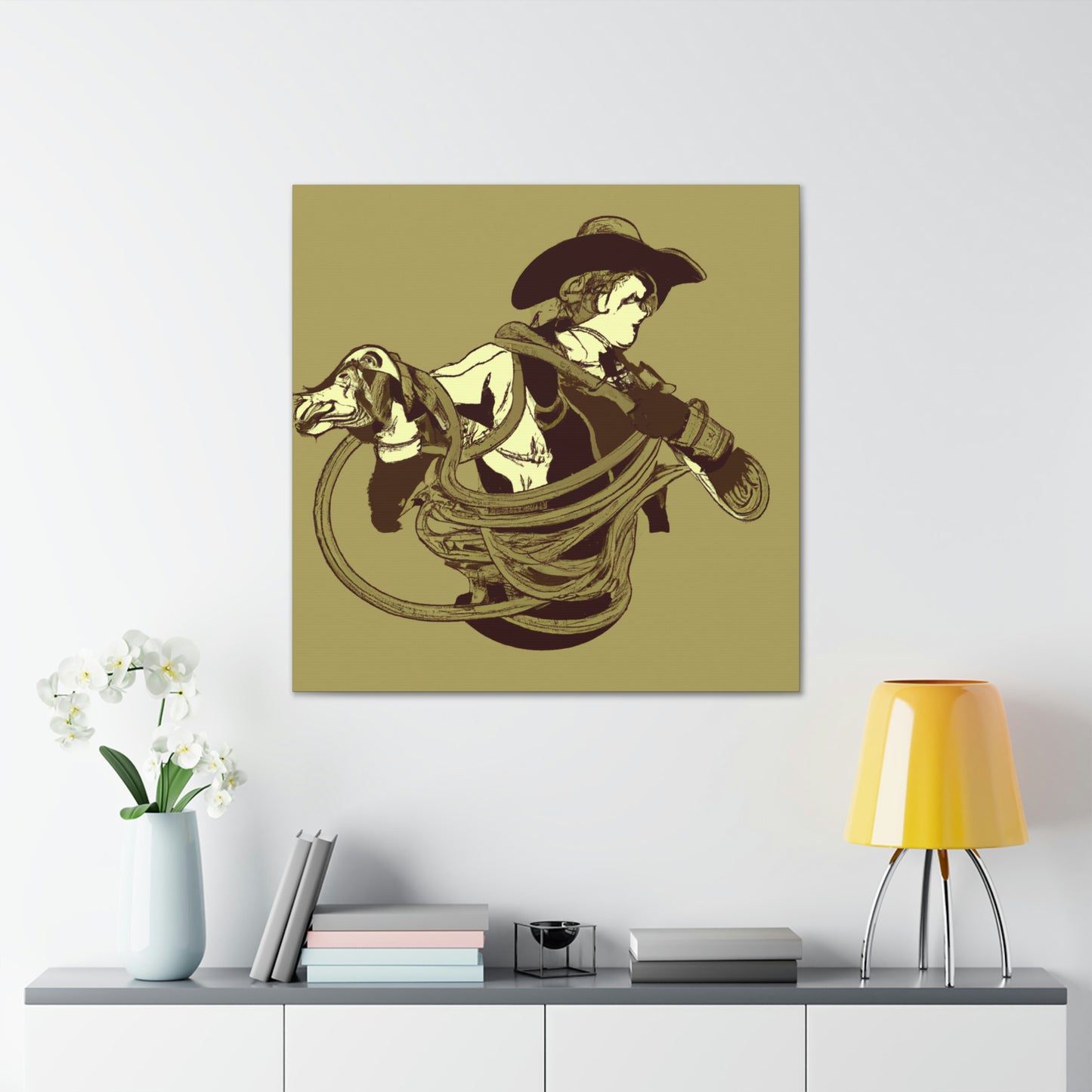 "Rope of the Cowboys" - Canvas