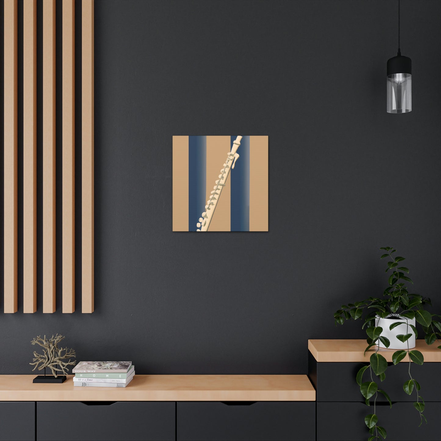 "Flute in Minimalism" - Canvas