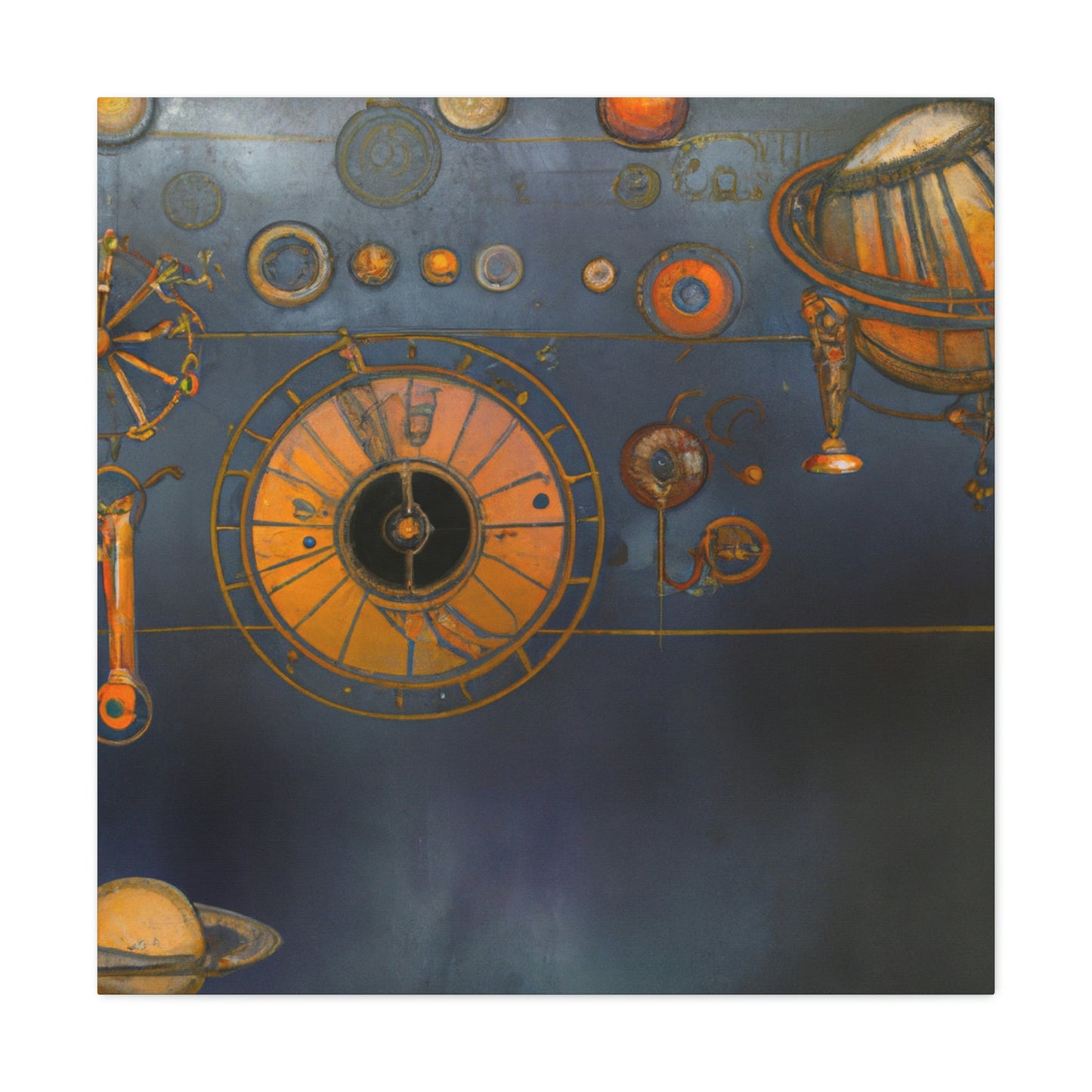 Steampunk Solar Sky - Canvas