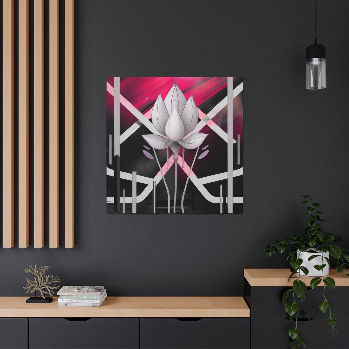 "Lotus Blossoms Arise" - Canvas