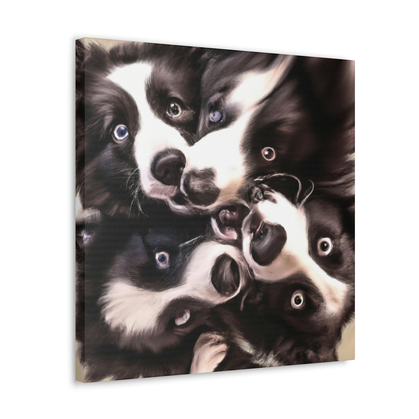 "Border Collie Dreamscape" - Canvas