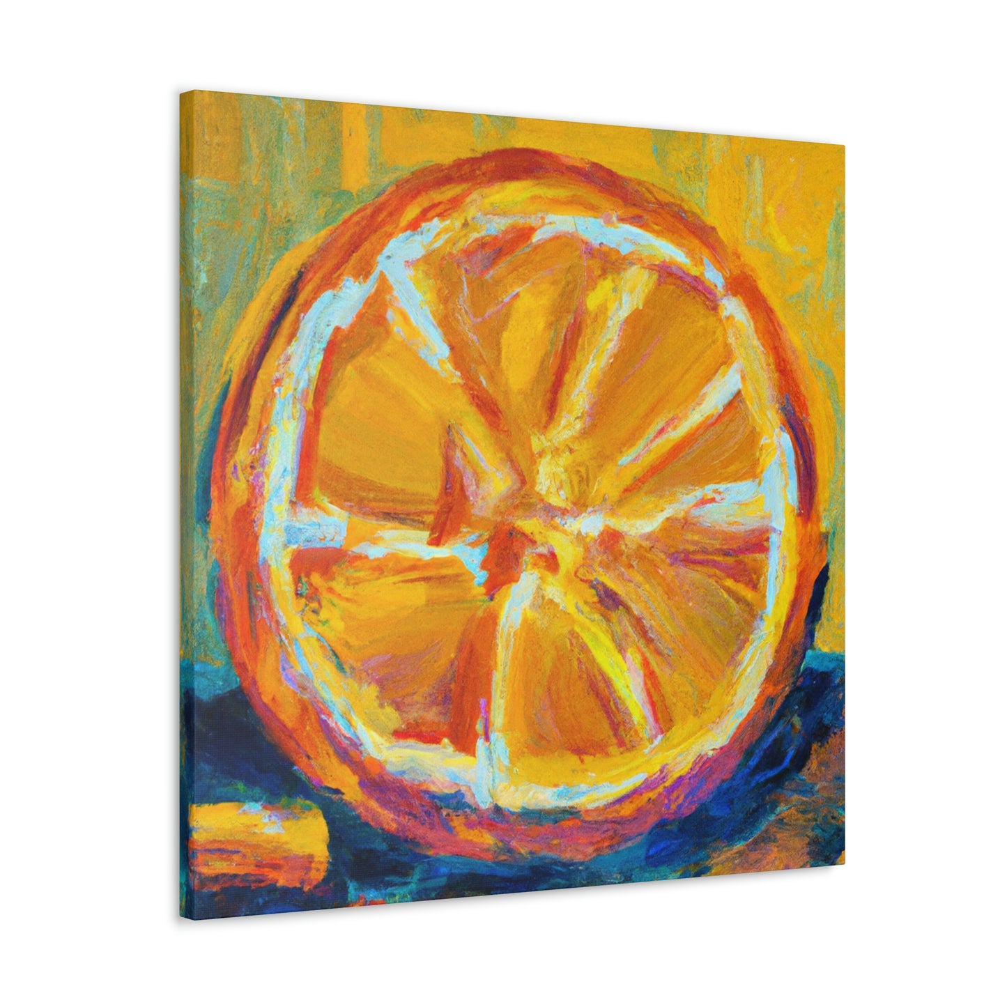 "Orange Glow of Expressionism" - Canvas