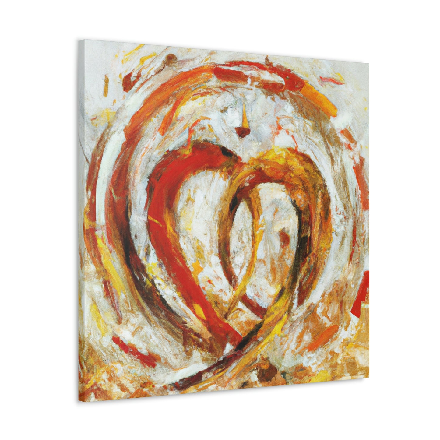 Wedding Rings Abstraction - Canvas