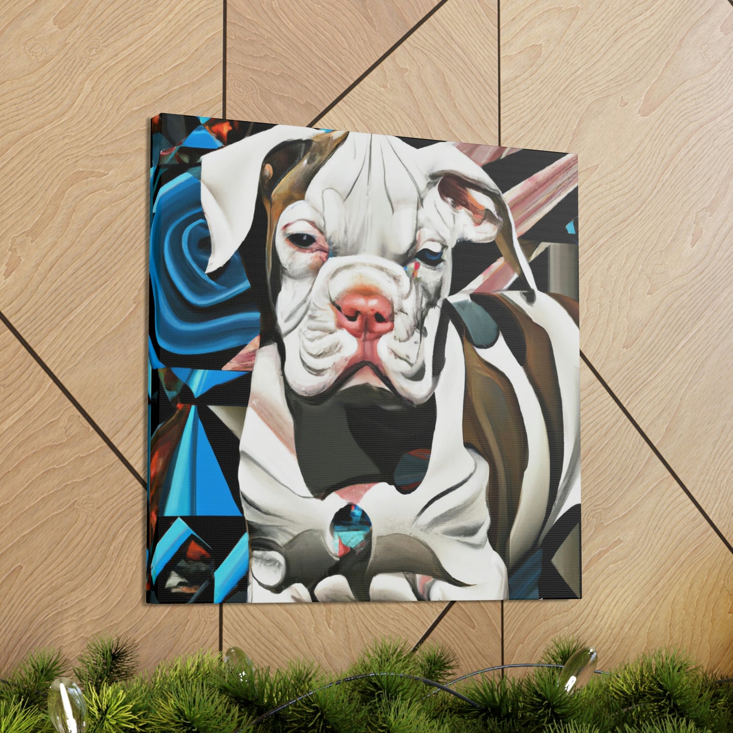 American Bulldog Dreamscape - Canvas