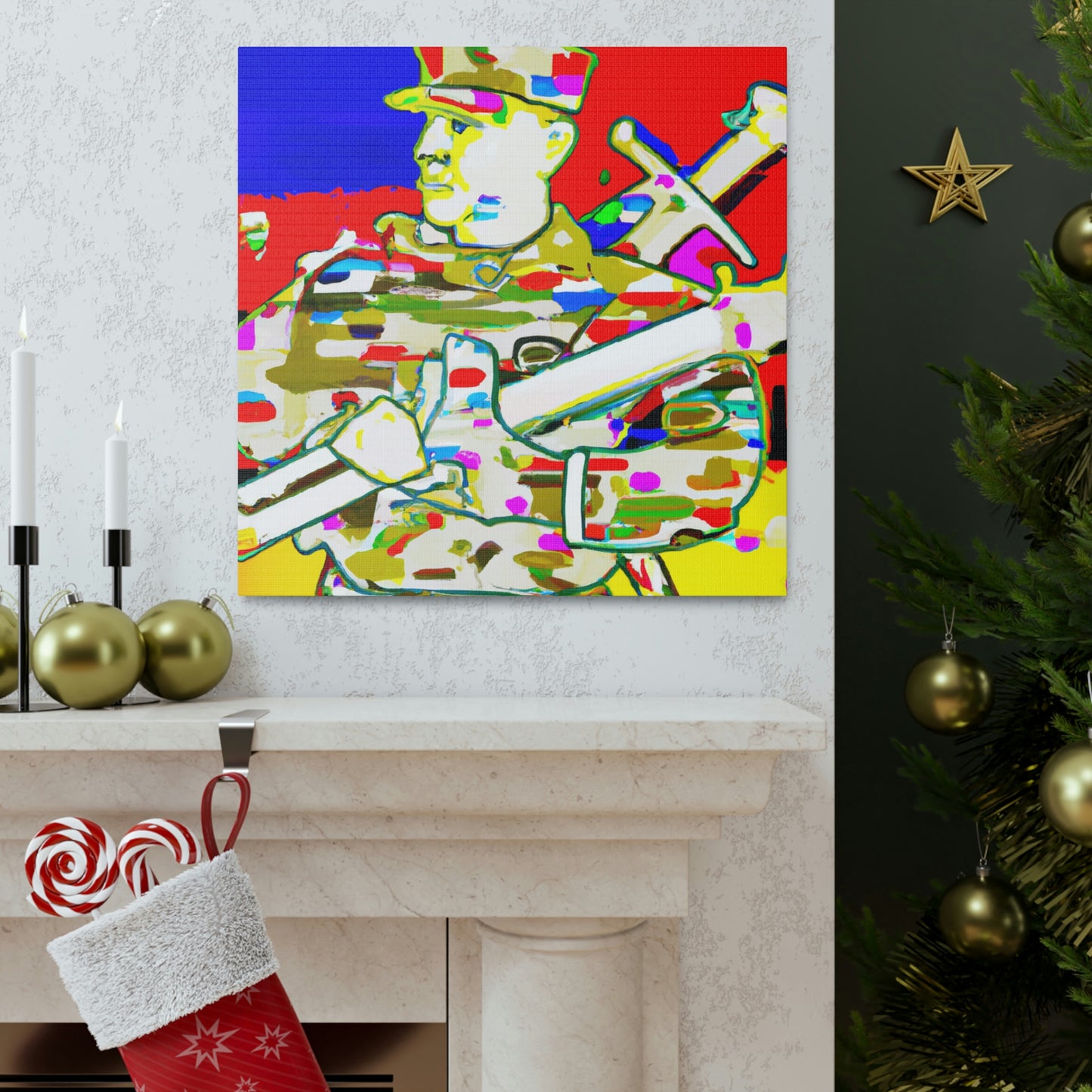 "Artilleryman in Splendor" - Canvas