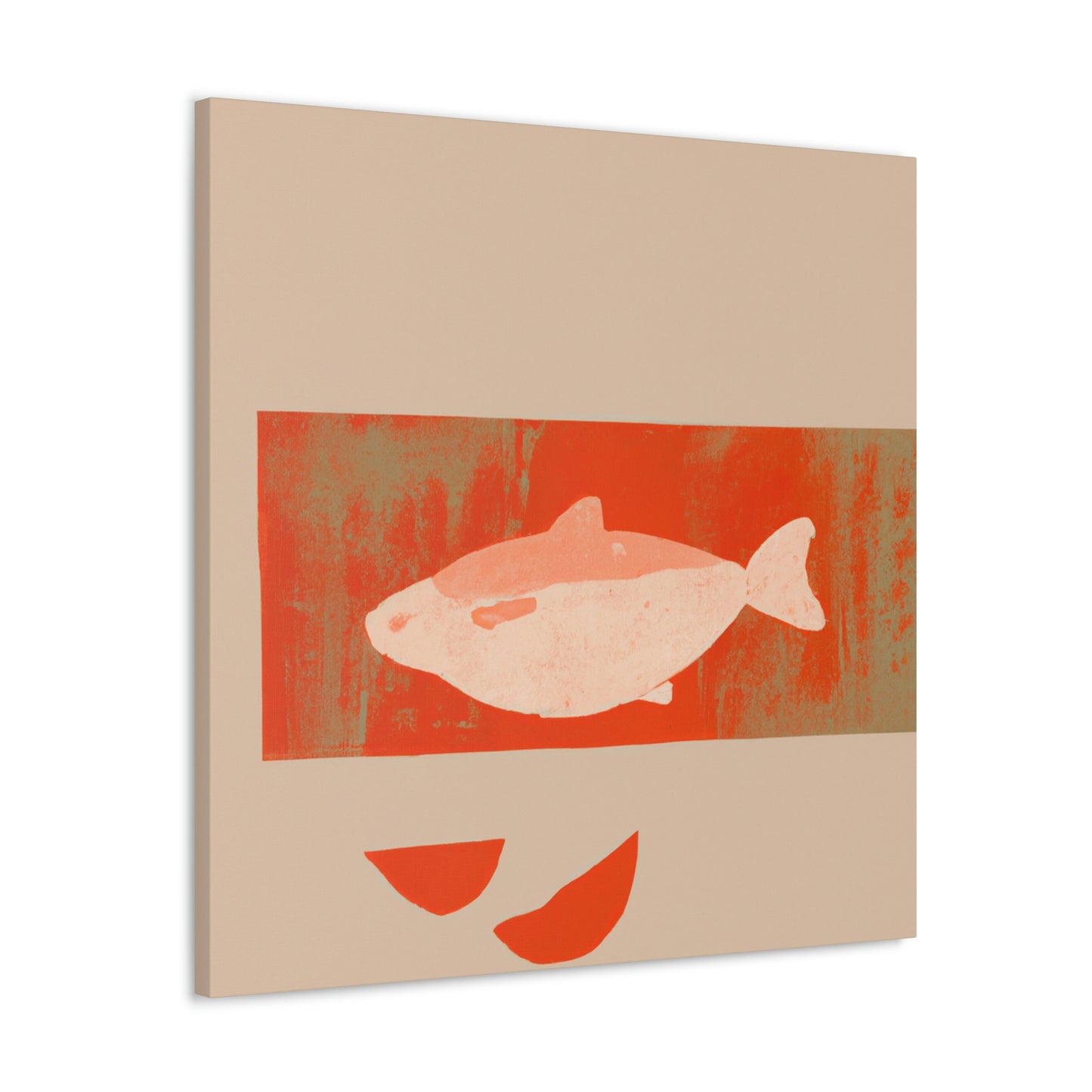 "Salmon in Simplicity" - Canvas