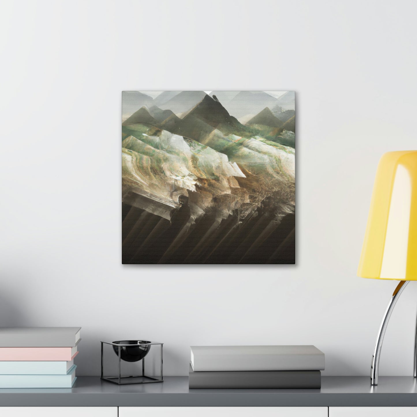 Lofty Mountain Peaks - Canvas