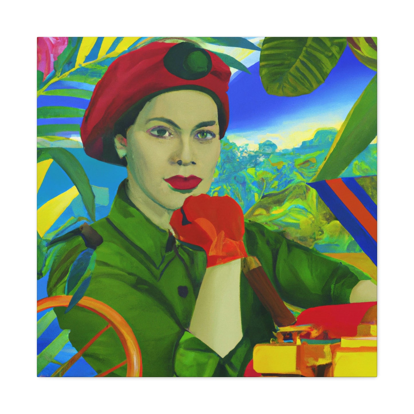 "Rosie the Riveter Reframed" - Canvas