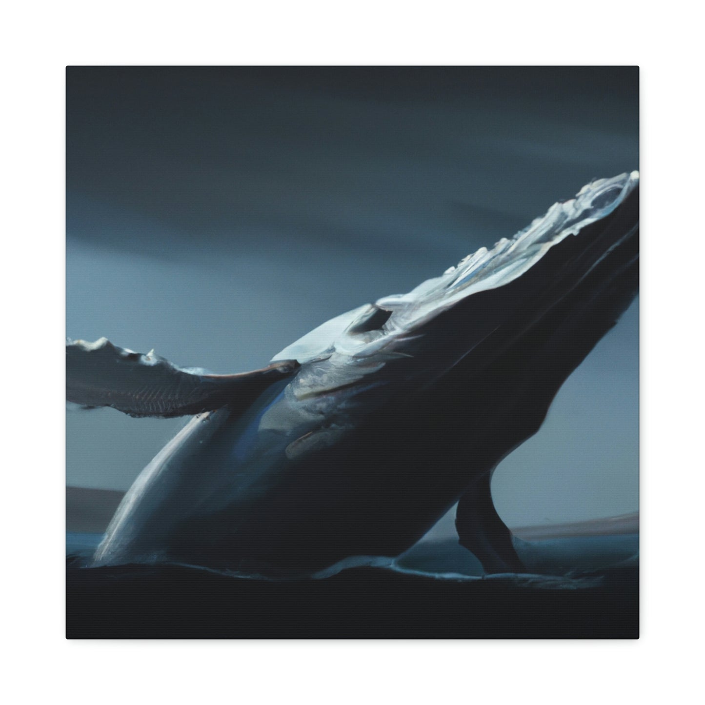 Humpback Whale in Neoclassicism - Canvas