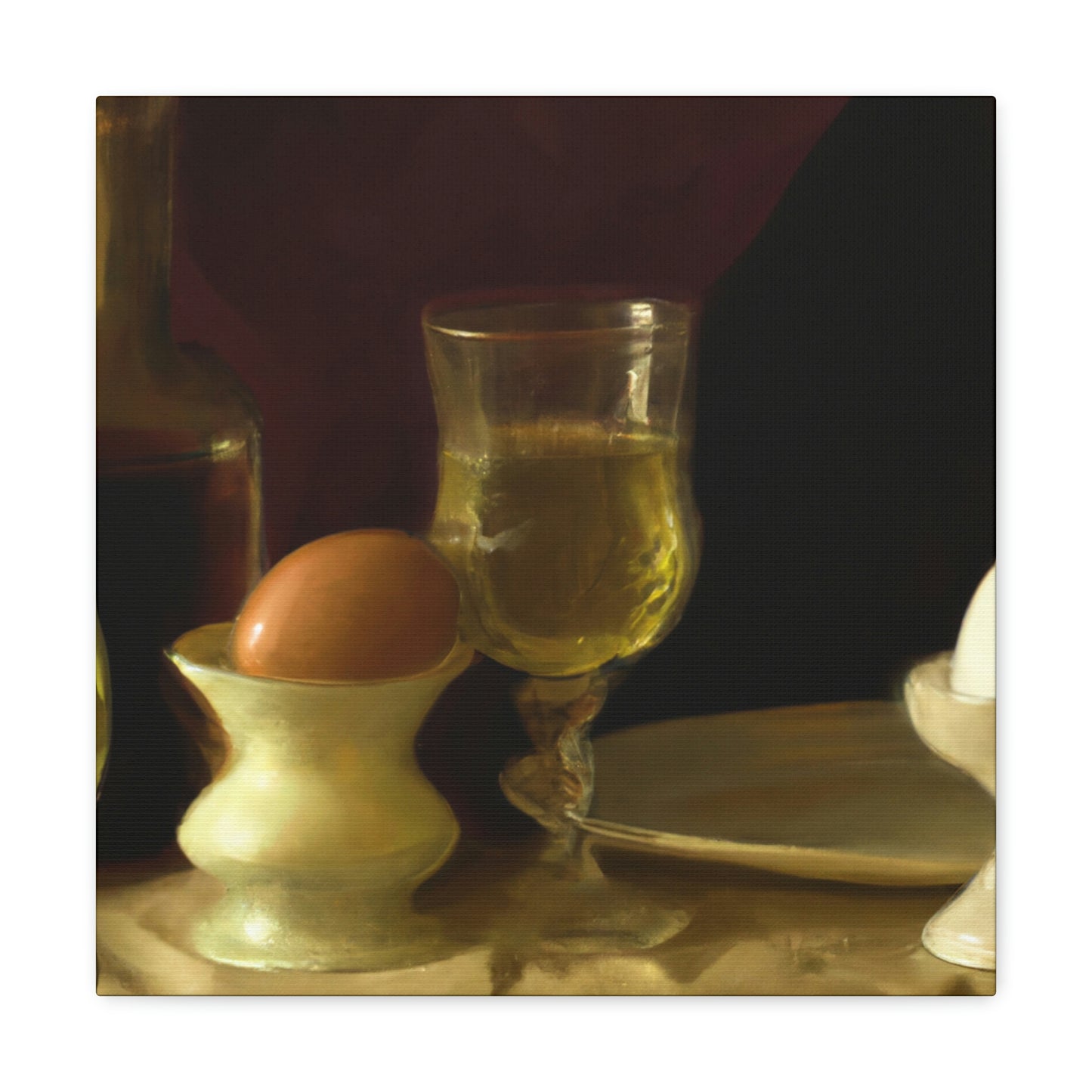 Still Life with Eggs - Canvas