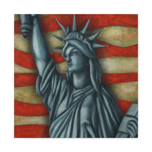 Lady Liberty Illuminated - Canvas