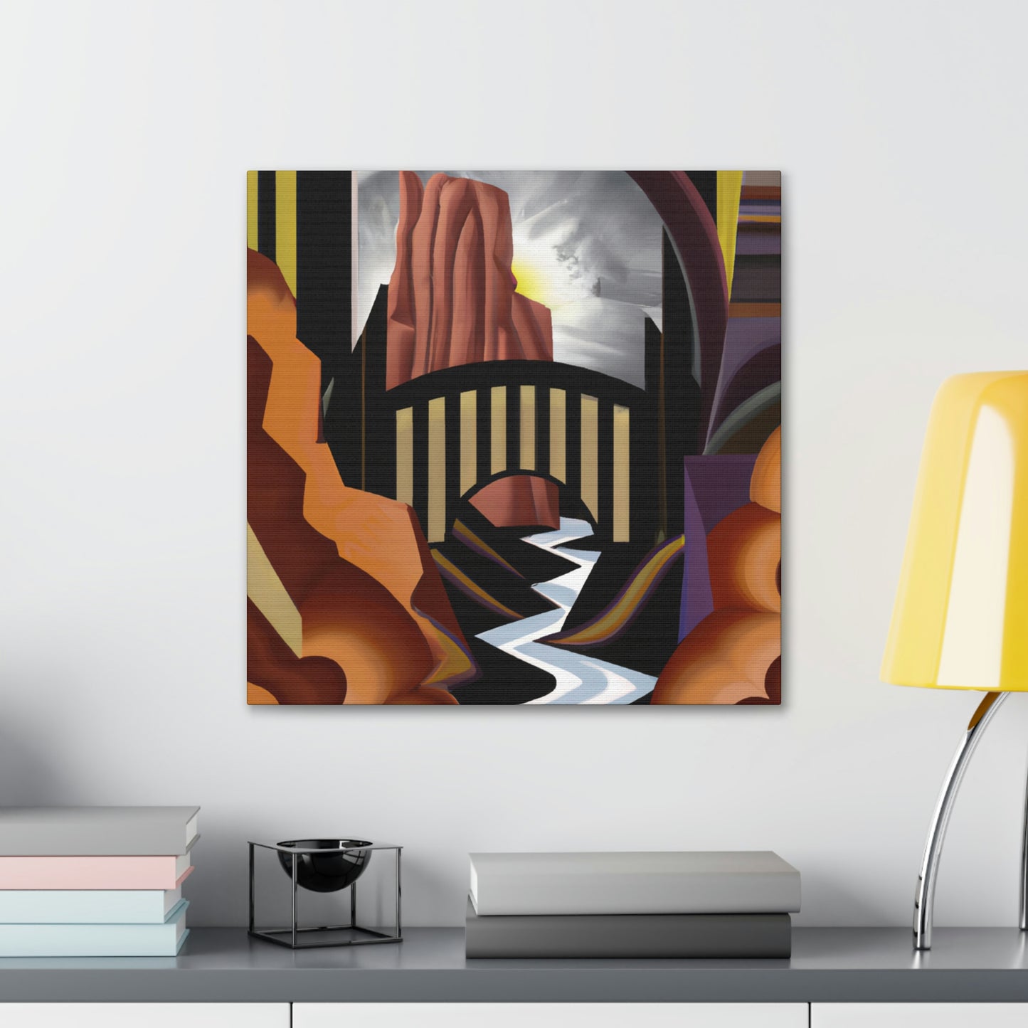 "Canyon of Jazz Age" - Canvas