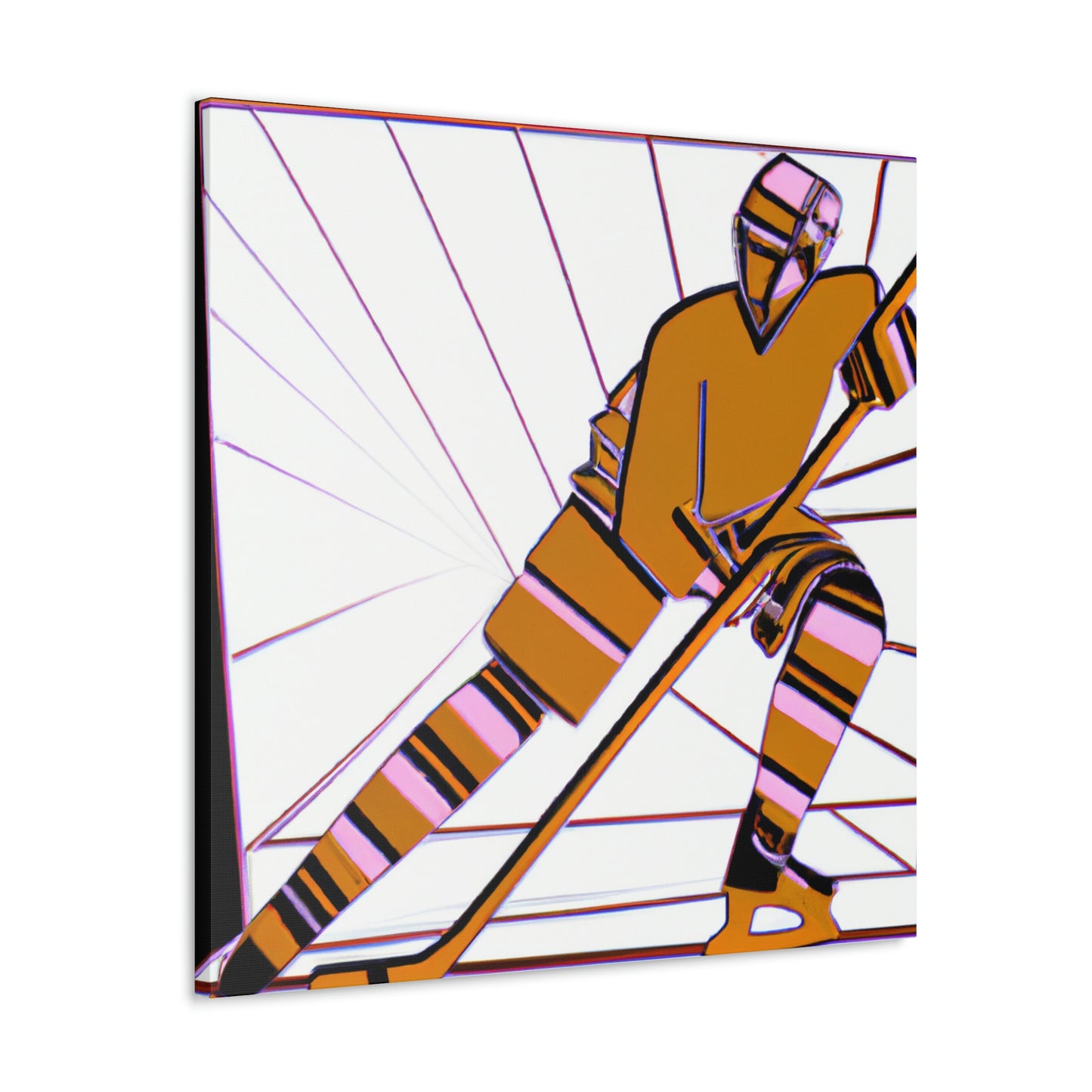 Hockey in Art Deco - Canvas