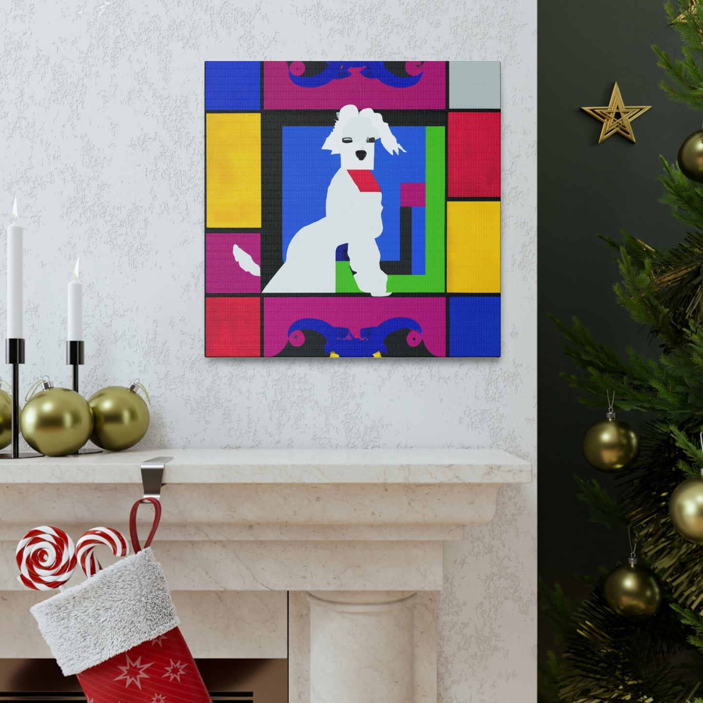 Maltese Puppy Portrait - Canvas