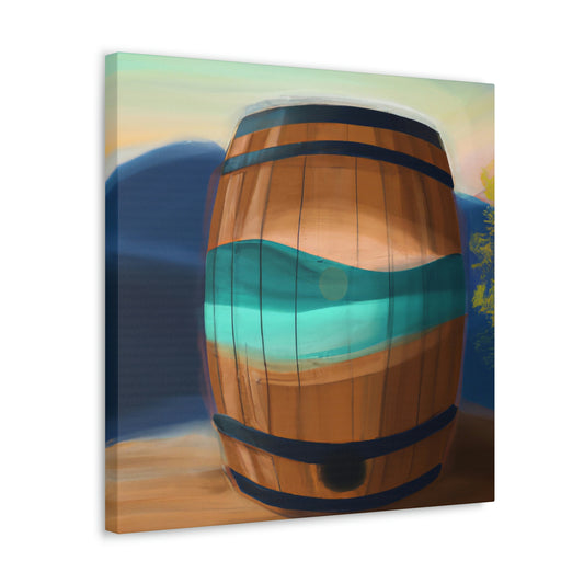 "Whiskey Barrell Nocturne" - Canvas